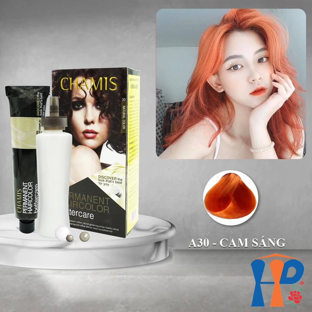 Kem nhuộm tóc thực vật Chamis Permanent Hair Colour 100ml