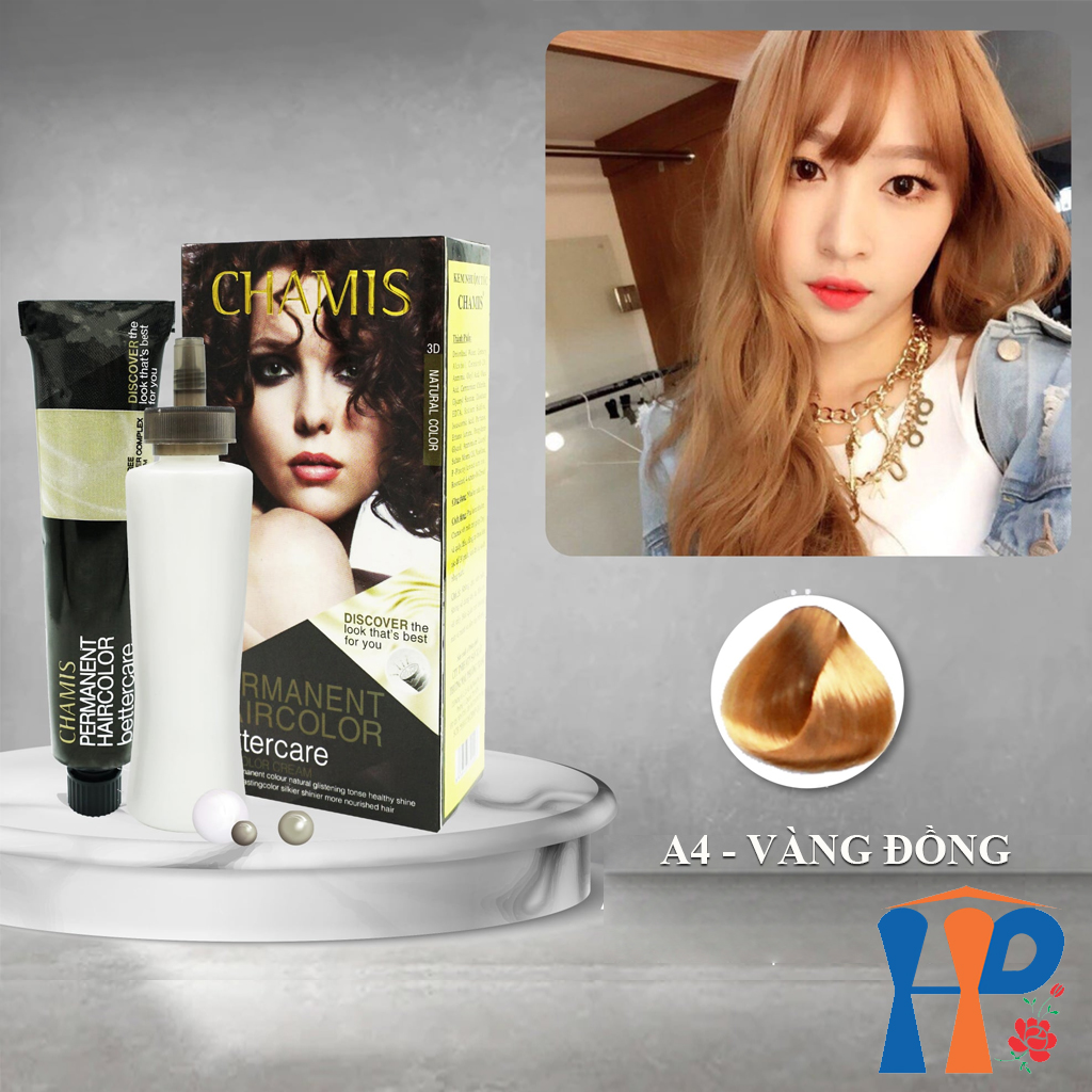 Kem nhuộm tóc thực vật Chamis Permanent Hair Colour 100ml