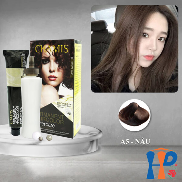 Kem nhuộm tóc thực vật Chamis Permanent Hair Colour 100ml