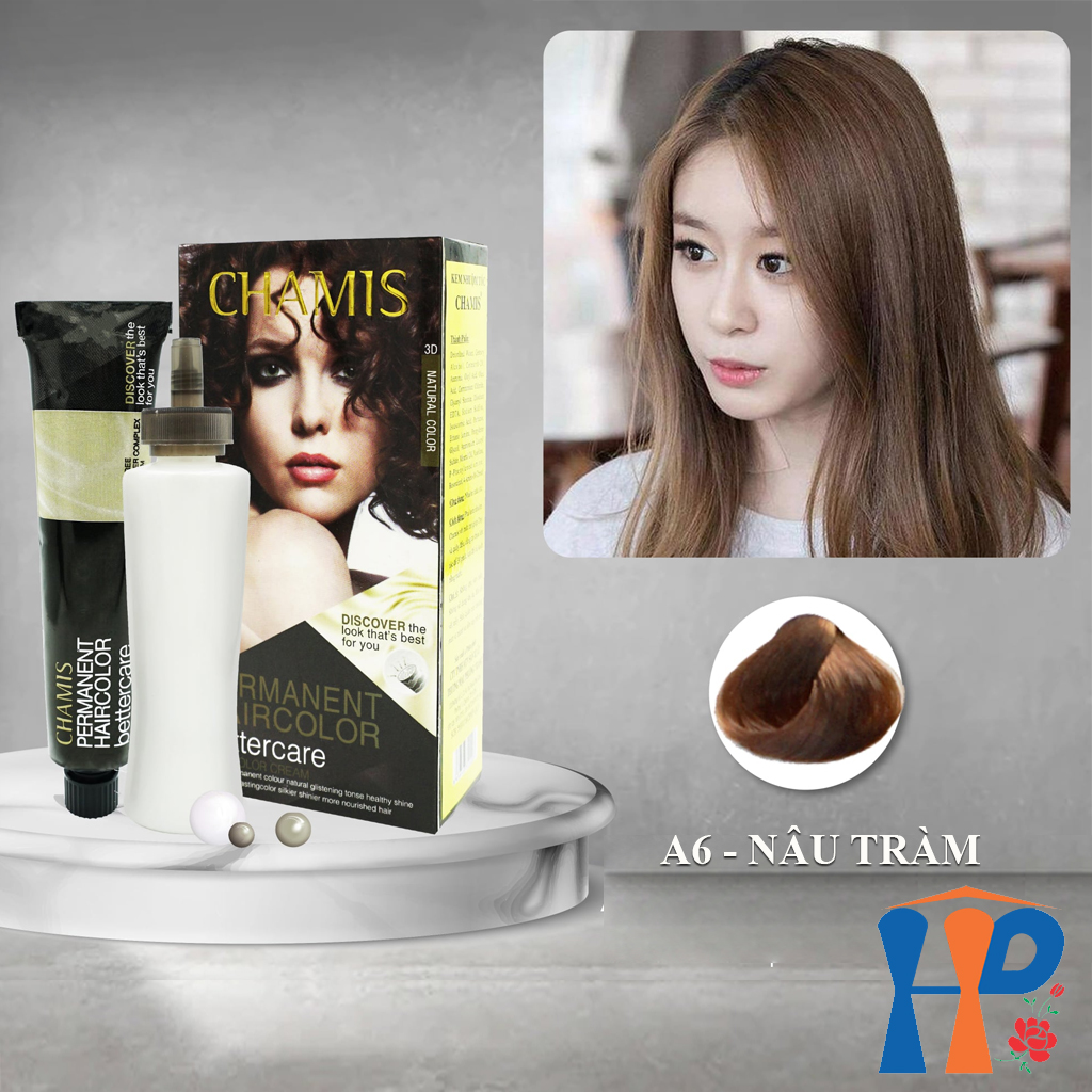 Kem nhuộm tóc thực vật Chamis Permanent Hair Colour 100ml