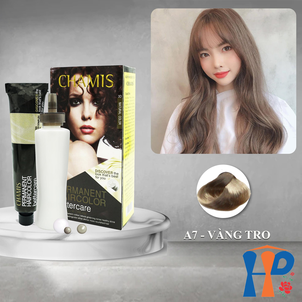 Kem nhuộm tóc thực vật Chamis Permanent Hair Colour 100ml