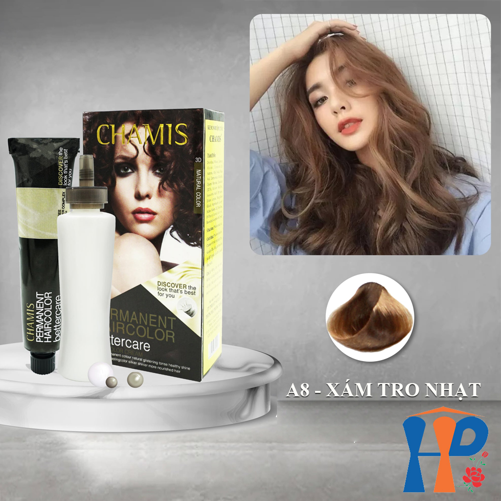 Kem nhuộm tóc thực vật Chamis Permanent Hair Colour 100ml
