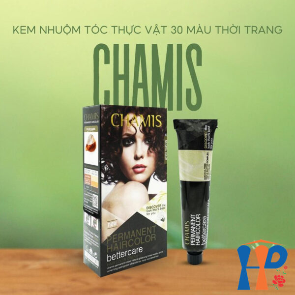 Kem nhuộm tóc thực vật Chamis Permanent Hair Colour 100ml