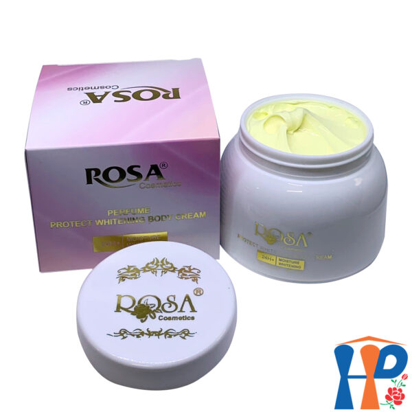 Kem dưỡng trắng da toàn thân Rosa Perfume Protect Whitening Body Cream 250gr