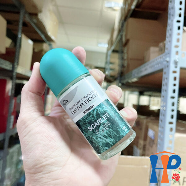 Lăn Khử Mùi Nước Hoa Nam Dear Body Deodorant Roll On Glass For Men 50ml (Bảo Vệ 48h)