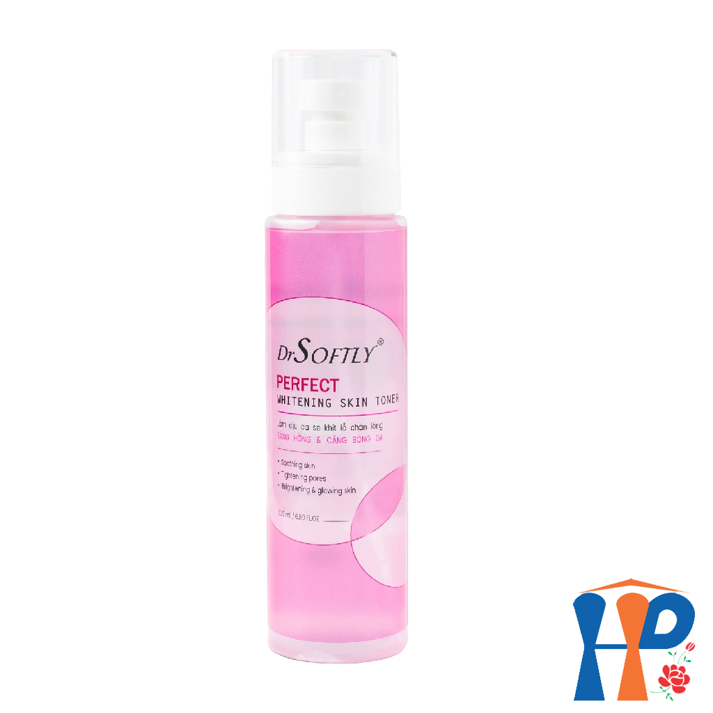 Nước hoa hồng Drsoftly Skin Toner 200ml (Perfect Whitening & Intensive Purifying)