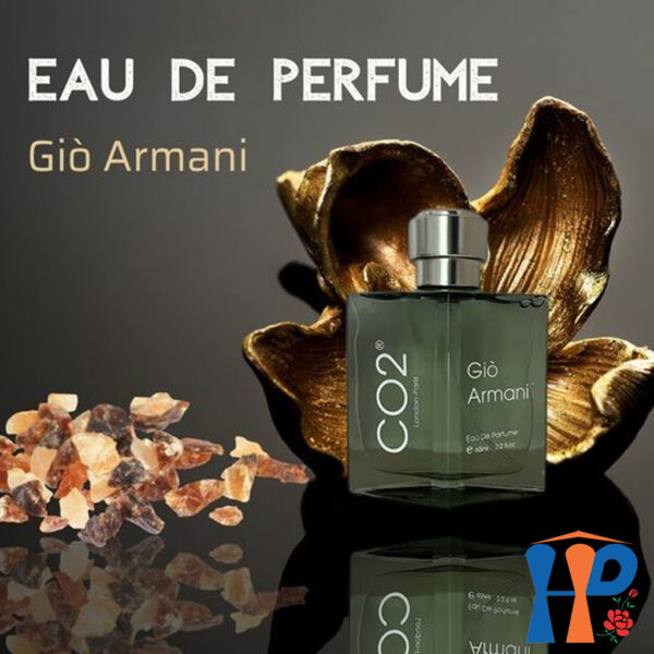 Nước hoa Nam CO2 Giò Armani Eau De Parfum (hương gỗ ấm áp, lưu hương 6 - 10 giờ)