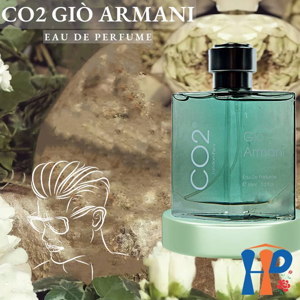 Nước hoa Nam CO2 Giò Armani Eau De Parfum (hương gỗ ấm áp, lưu hương 6 - 10 giờ)