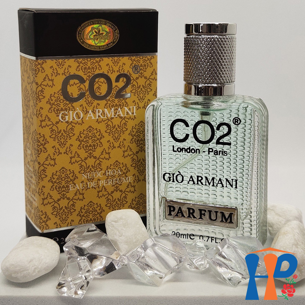Nước hoa Nam CO2 Giò Armani Eau De Parfum (hương gỗ ấm áp, lưu hương 6 - 10 giờ)