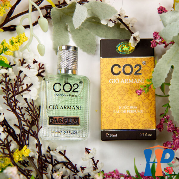 Nước hoa Nam CO2 Giò Armani Eau De Parfum (hương gỗ ấm áp, lưu hương 6 - 10 giờ)