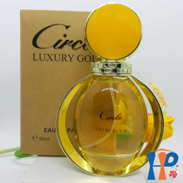 Nước hoa nữ Circle Gold Eau De Parfum 90ml (Luxury hương hoa & Rose hương gỗ, lưu hương 5 - 10 giờ)