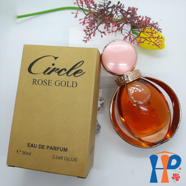 Nước hoa nữ Circle Gold Eau De Parfum 90ml (Luxury hương hoa & Rose hương gỗ, lưu hương 5 - 10 giờ)