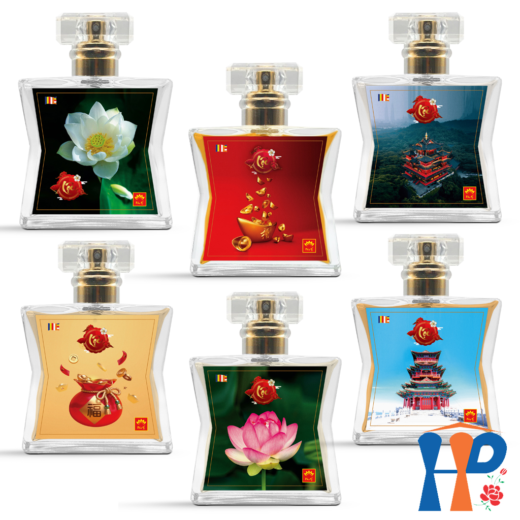 Nước Hoa Phong Thủy Tâm Linh Lộc Spiritual and Feng Shui Perfume 50ml (xịt thơm cơ thể, trang thờ)