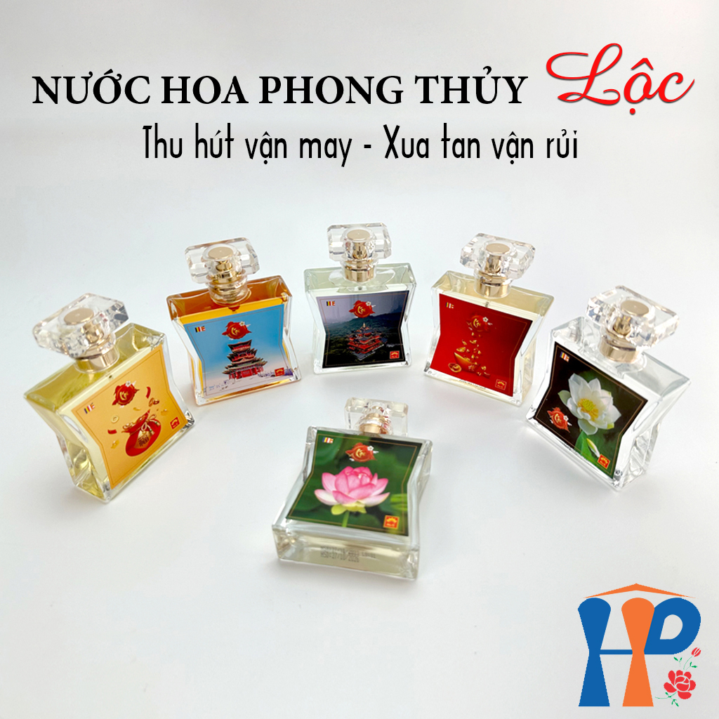 Nước Hoa Phong Thủy Tâm Linh Lộc Spiritual and Feng Shui Perfume 50ml (xịt thơm cơ thể, trang thờ)