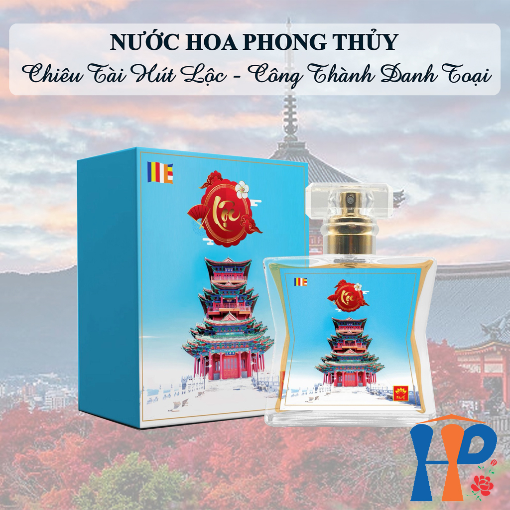 Nước Hoa Phong Thủy Tâm Linh Lộc Spiritual and Feng Shui Perfume 50ml (xịt thơm cơ thể, trang thờ)