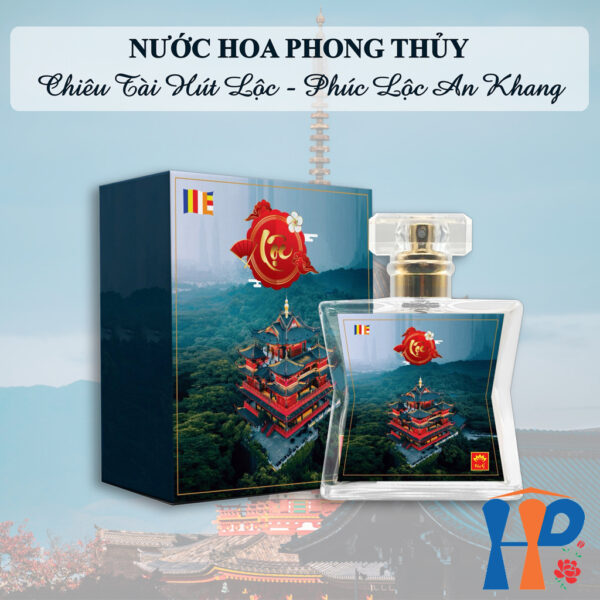 Nước Hoa Phong Thủy Tâm Linh Lộc Spiritual and Feng Shui Perfume 50ml (xịt thơm cơ thể, trang thờ)