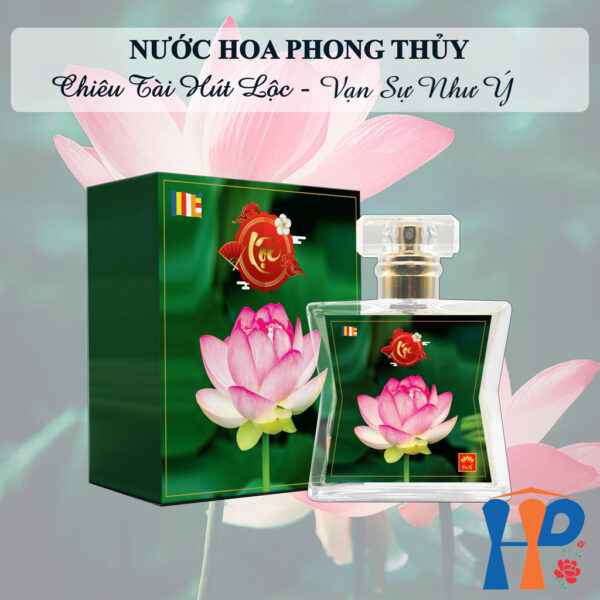Nước Hoa Phong Thủy Tâm Linh Lộc Spiritual and Feng Shui Perfume 50ml (xịt thơm cơ thể, trang thờ)