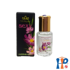 Nước hoa Nữ NS Organic Sexy Perfume 5ml (dạng lăn, lưu hương hoa cỏ trên 6 giờ)