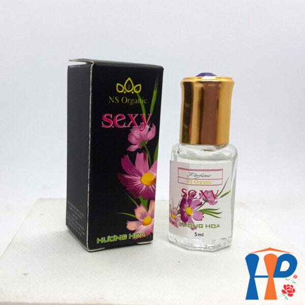 Nước hoa Nữ NS Organic Sexy Perfume 5ml (dạng lăn, lưu hương hoa cỏ trên 6 giờ)