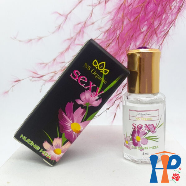 Nước hoa Nữ NS Organic Sexy Perfume 5ml (dạng lăn, lưu hương hoa cỏ trên 6 giờ)