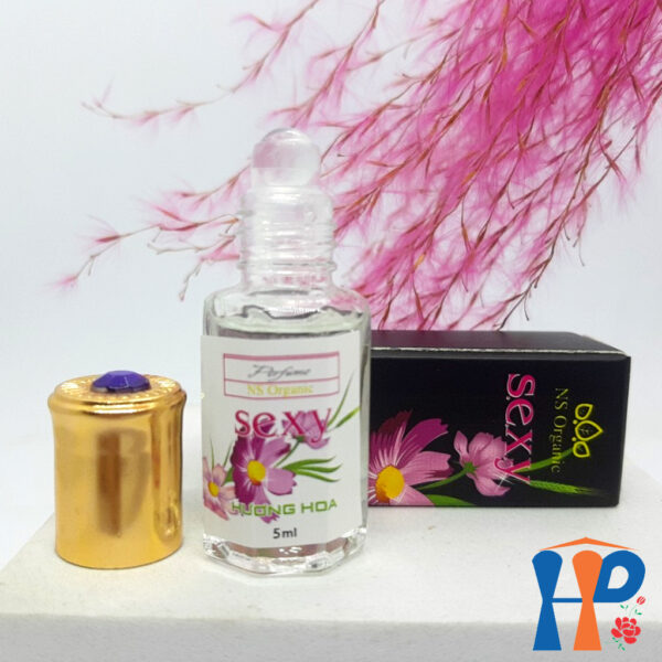 Nước hoa Nữ NS Organic Sexy Perfume 5ml (dạng lăn, lưu hương hoa cỏ trên 6 giờ)
