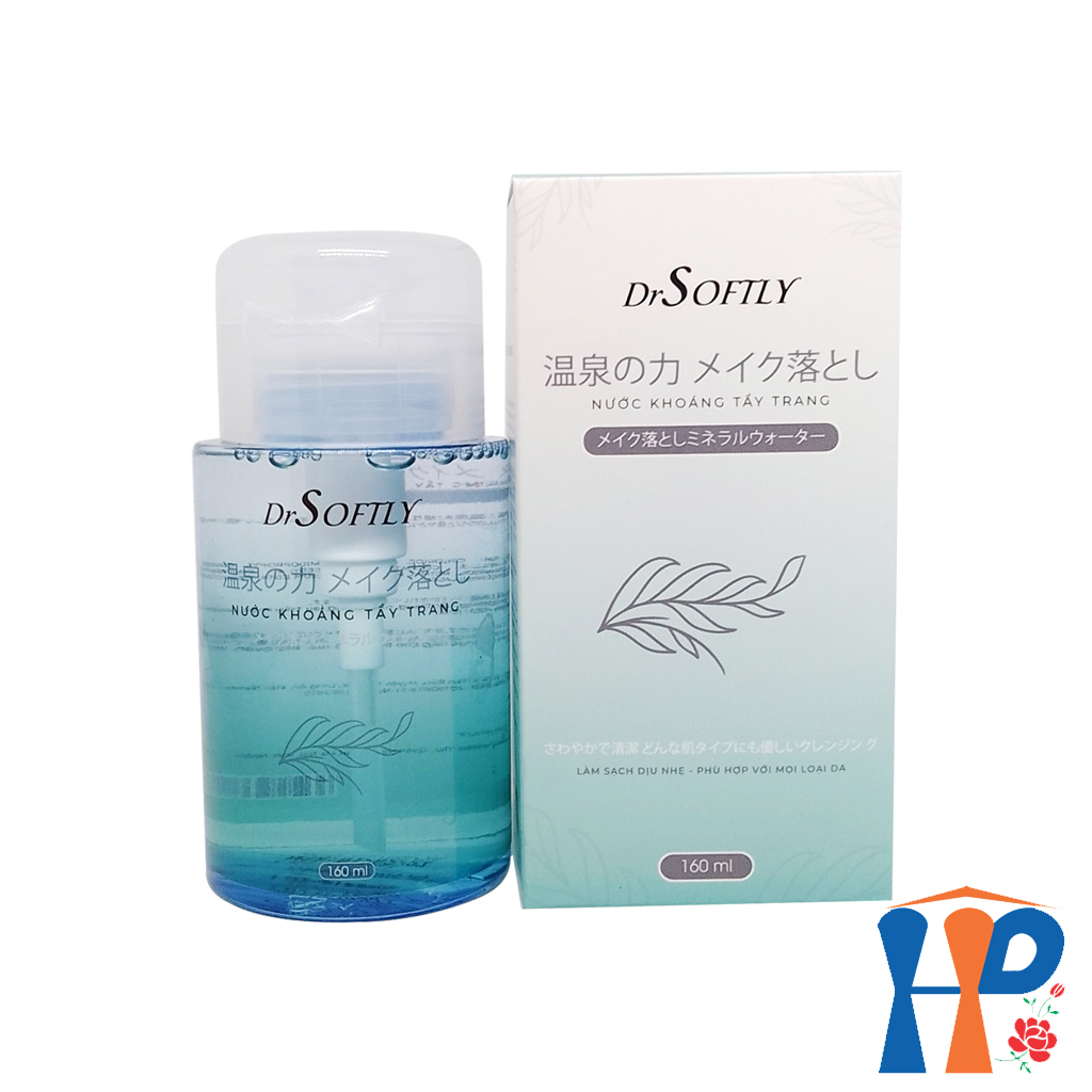 Nước Khoáng Tẩy Trang DrSoftly Mineral Water Make Up Remove 160ml