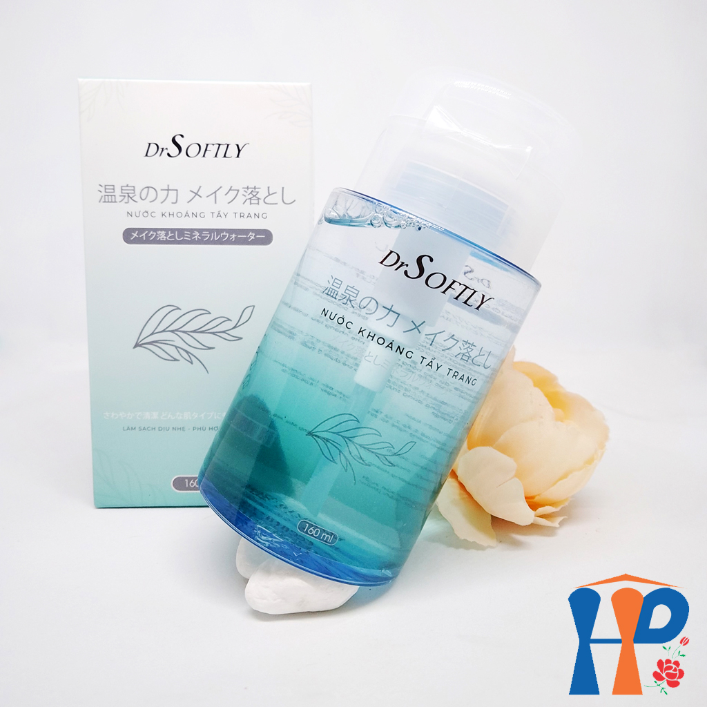 Nước Khoáng Tẩy Trang DrSoftly Mineral Water Make Up Remove 160ml
