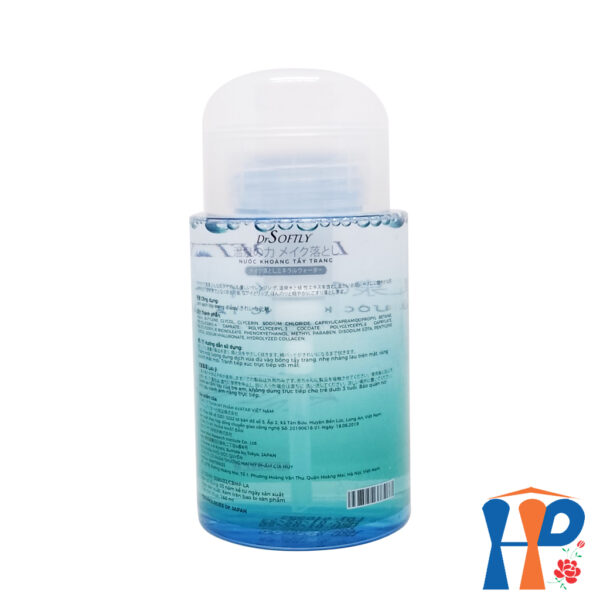 Nước Khoáng Tẩy Trang DrSoftly Mineral Water Make Up Remove 160ml