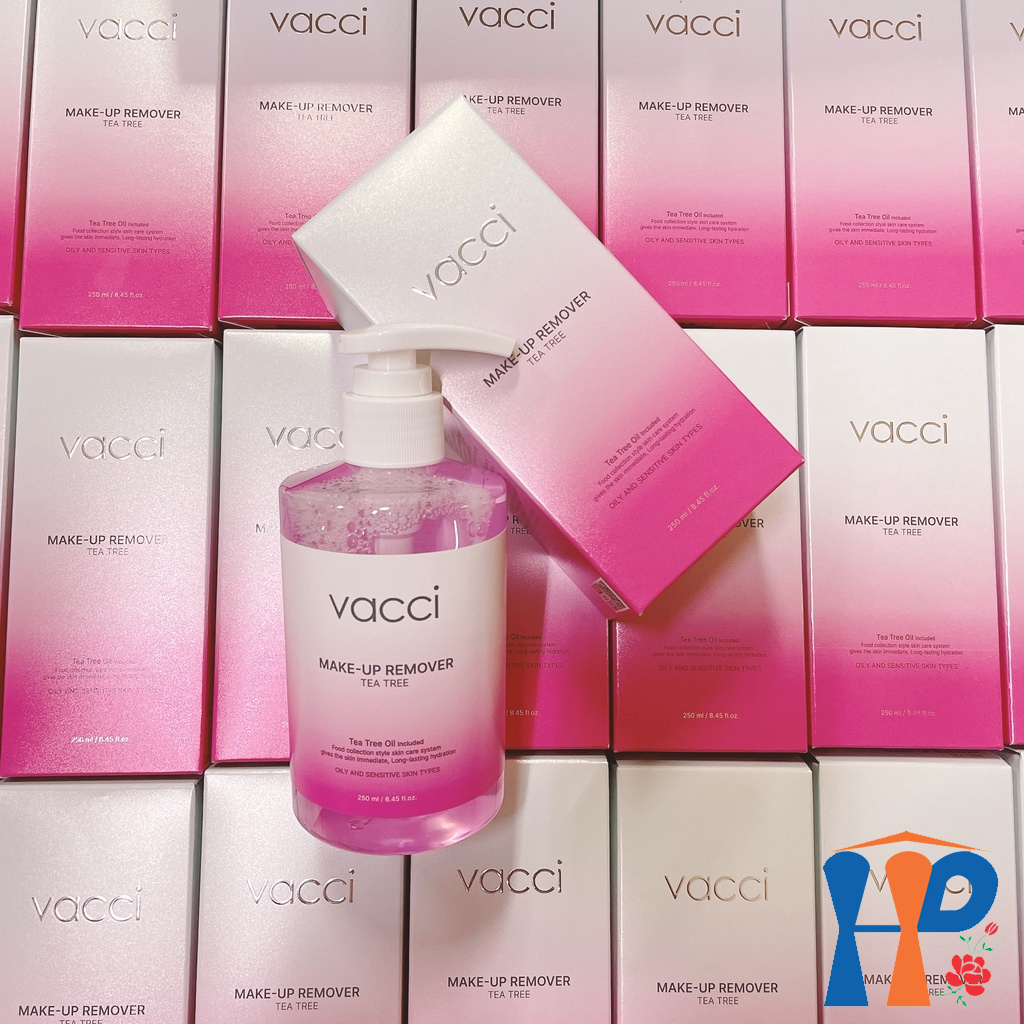 Nước tẩy trang tinh chất tràm trà Vacci Make Up Remove Tea Tree 250ml