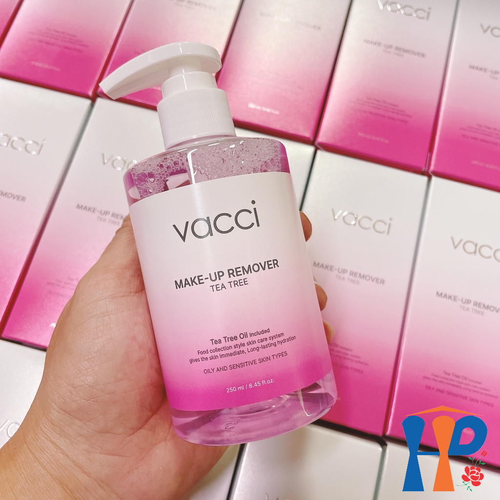 Nước tẩy trang tinh chất tràm trà Vacci Make Up Remove Tea Tree 250ml