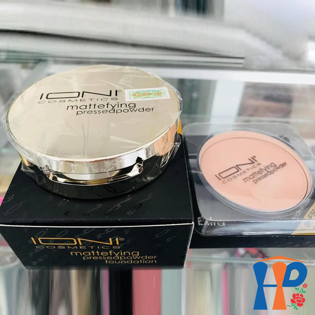 Phấn nền IONI Cosmetic Mattefying Pressed Powder Foundation SPF50+/ PA+++ 30gr kèm refill (bảo vệ da, che khuyết điểm hoàn hảo)