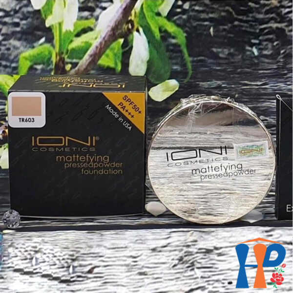 Phấn nền IONI Cosmetic Mattefying Pressed Powder Foundation SPF50+/ PA+++ 30gr kèm refill (bảo vệ da, che khuyết điểm hoàn hảo)
