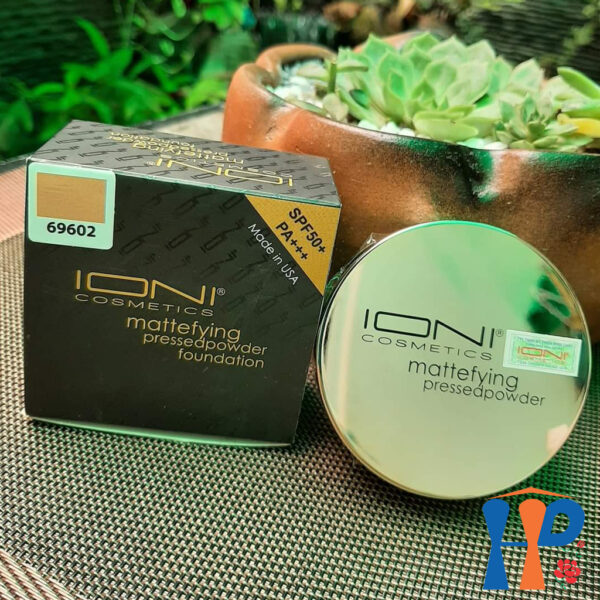 Phấn nền IONI Cosmetic Mattefying Pressed Powder Foundation SPF50+/ PA+++ 30gr kèm refill (bảo vệ da, che khuyết điểm hoàn hảo)