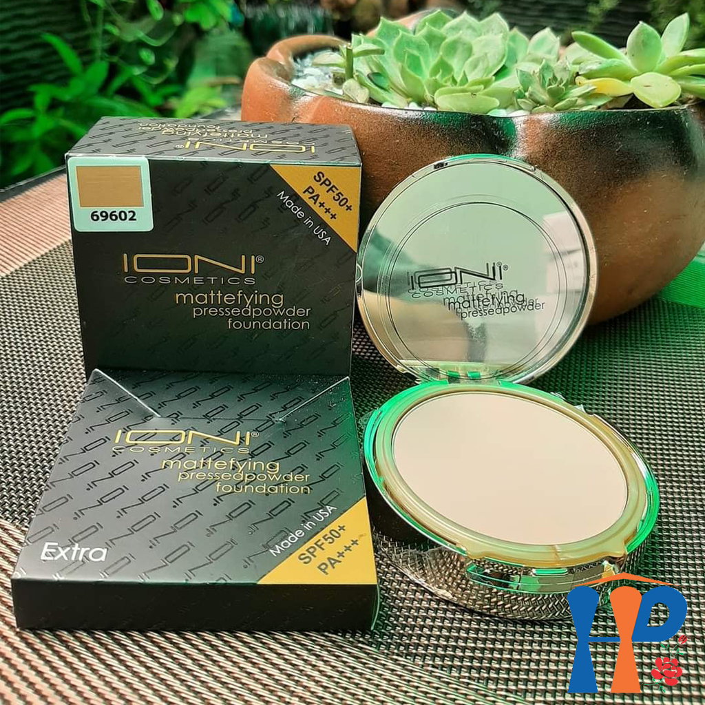 Phấn nền IONI Cosmetic Mattefying Pressed Powder Foundation SPF50+/ PA+++ 30gr kèm refill (bảo vệ da, che khuyết điểm hoàn hảo)