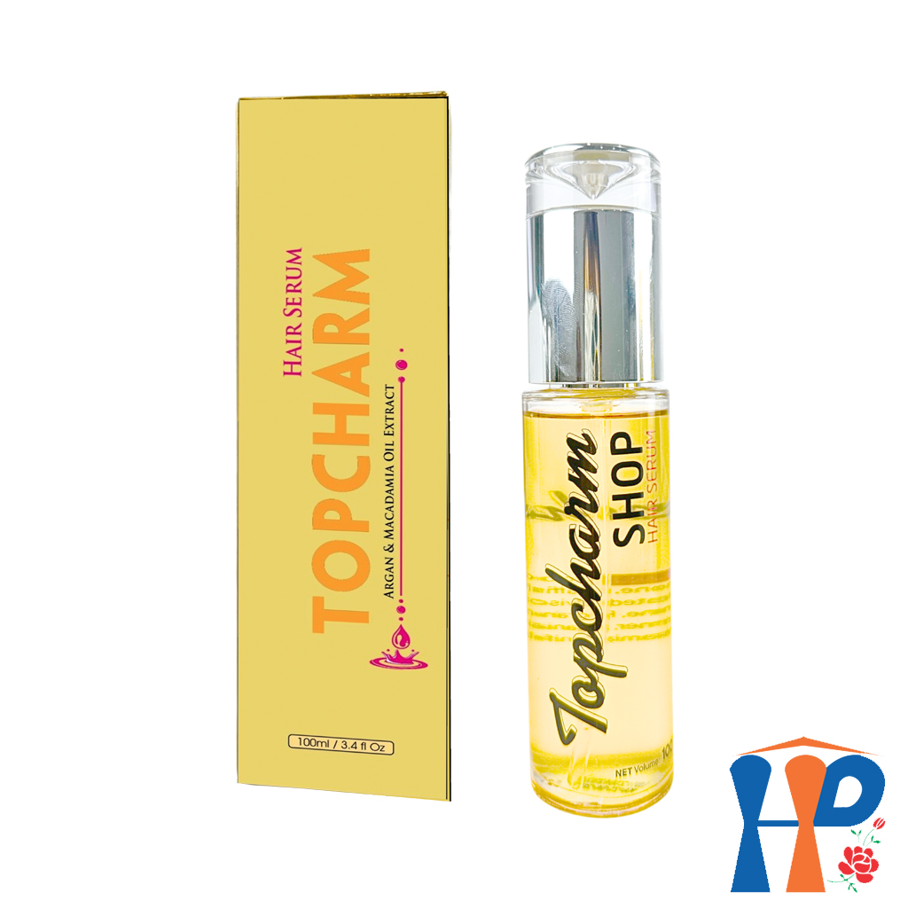 Tinh chất dưỡng tóc phục hồi hư tổn Topcharm Hair Serum Argan & Macadamia Oil Extract 100ml