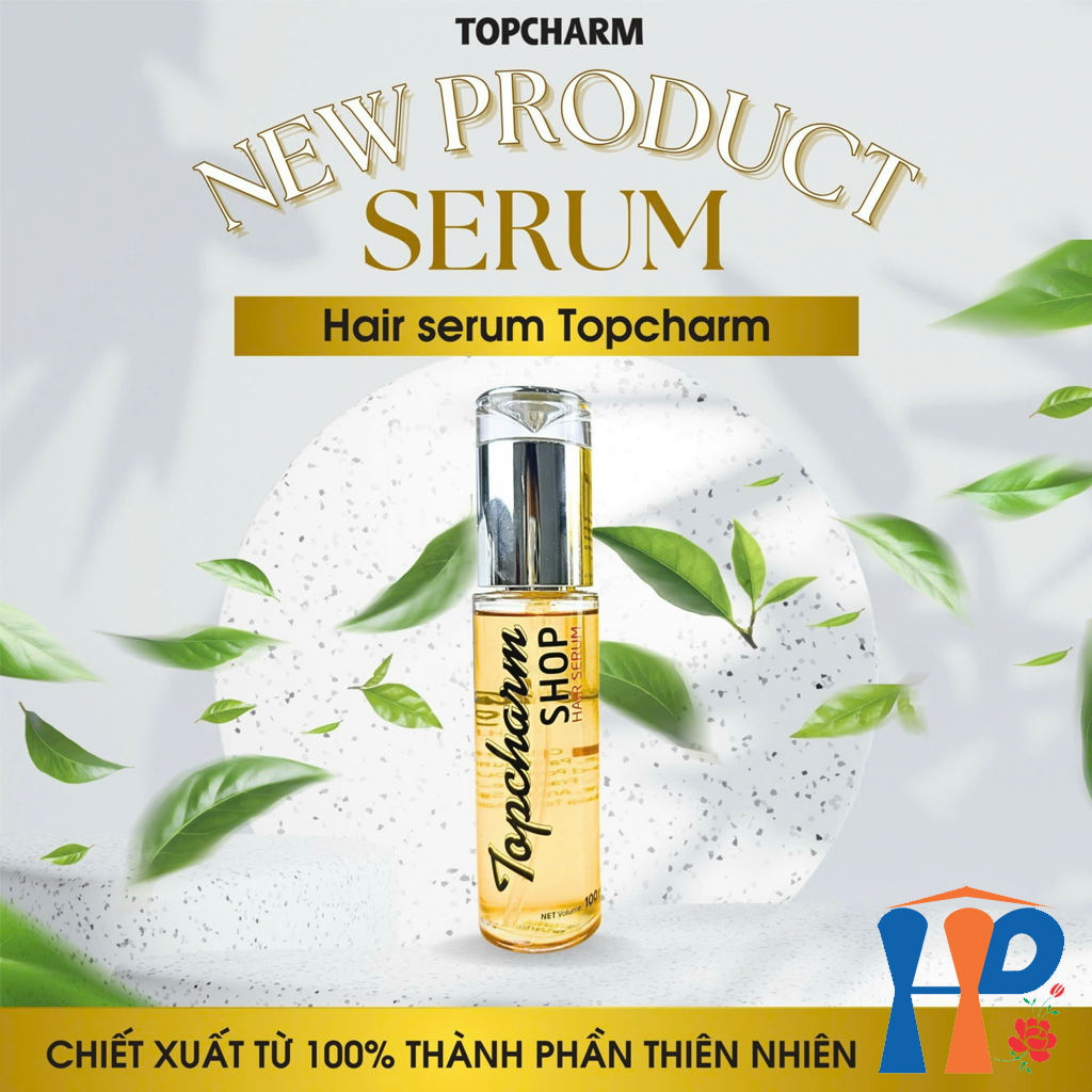 Tinh chất dưỡng tóc phục hồi hư tổn Topcharm Hair Serum Argan & Macadamia Oil Extract 100ml