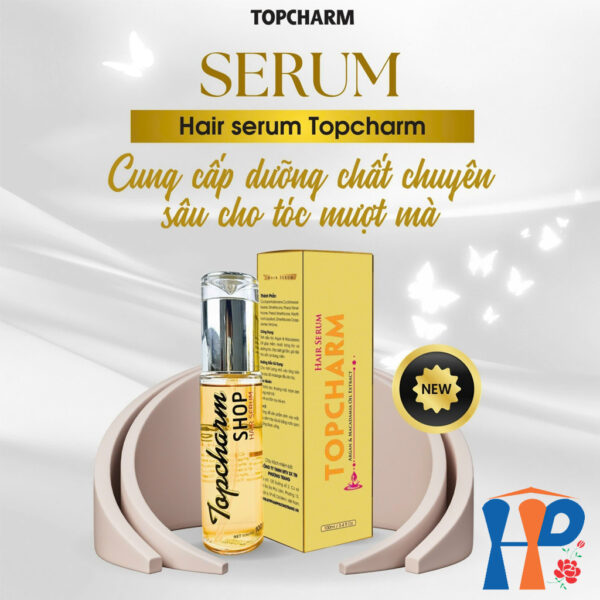 Tinh chất dưỡng tóc phục hồi hư tổn Topcharm Hair Serum Argan & Macadamia Oil Extract 100ml