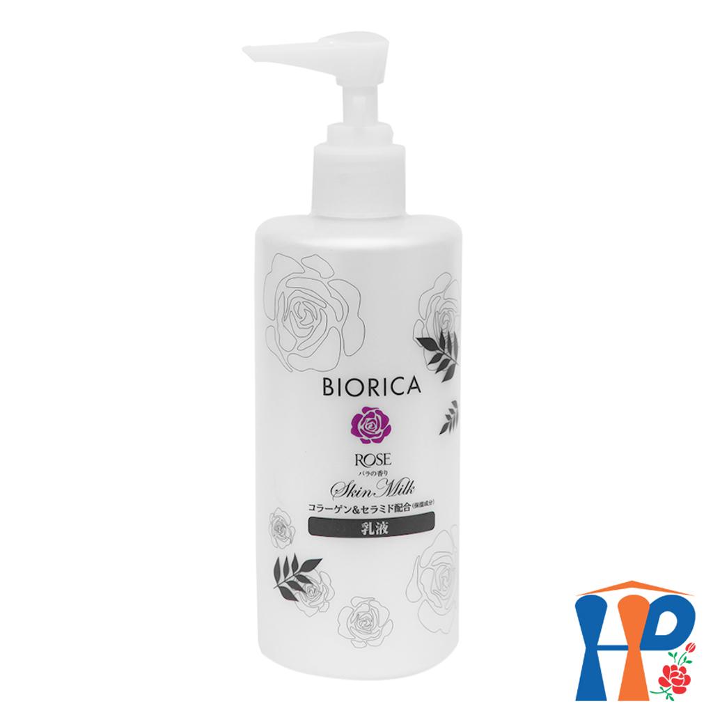 Sữa Dưỡng Thể Chiết Xuất Hoa Hồng Biorica Rose Skin Milk 300ml