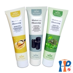 Sữa rửa mặt NS Organic Nature Foam Cleansing 150ml (Gạo Lức, Than Tre, Trà Xanh)