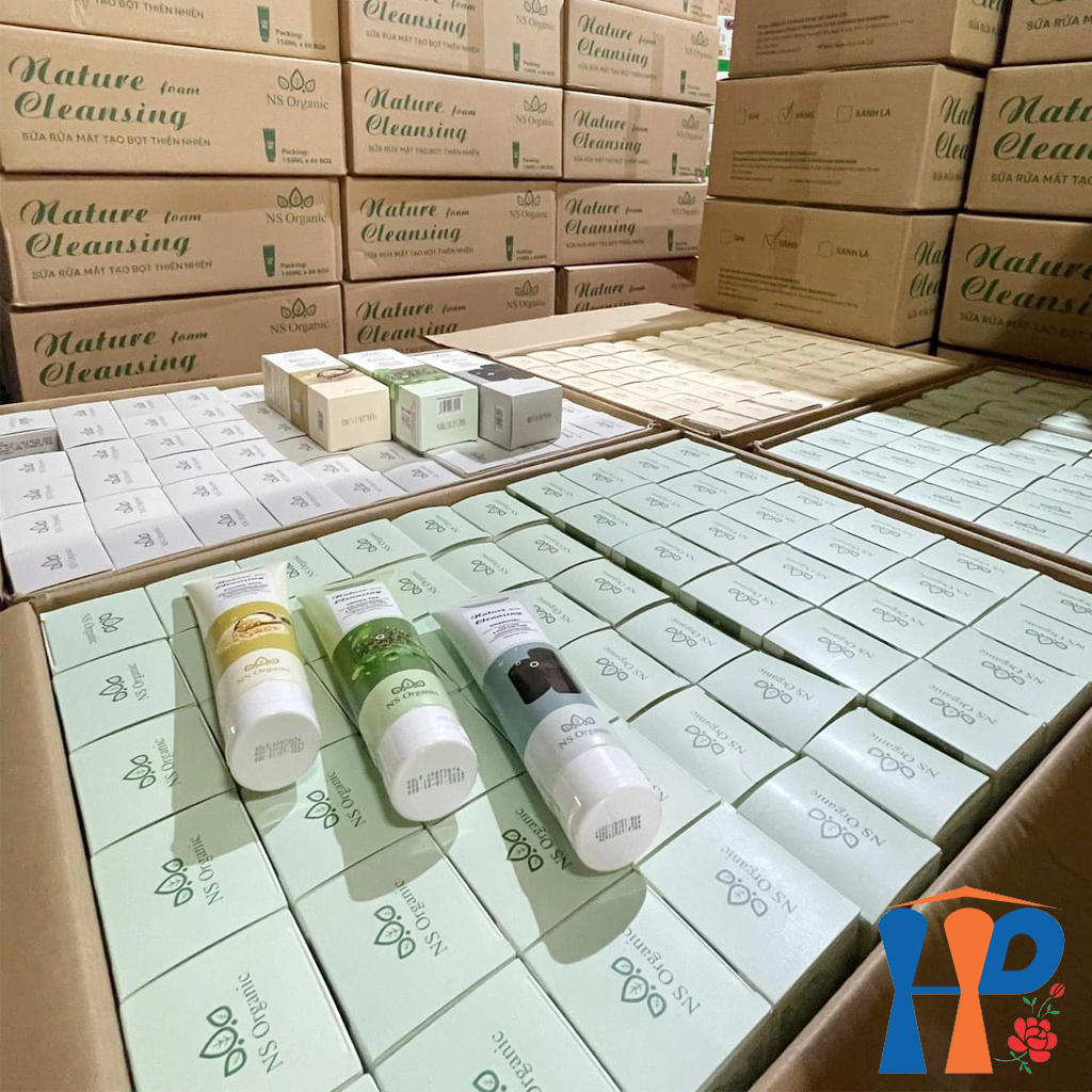 Sữa rửa mặt NS Organic Nature Foam Cleansing 150ml (Gạo Lức, Than Tre, Trà Xanh)