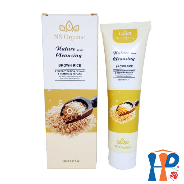Sữa rửa mặt NS Organic Nature Foam Cleansing 150ml (Gạo Lức, Than Tre, Trà Xanh)