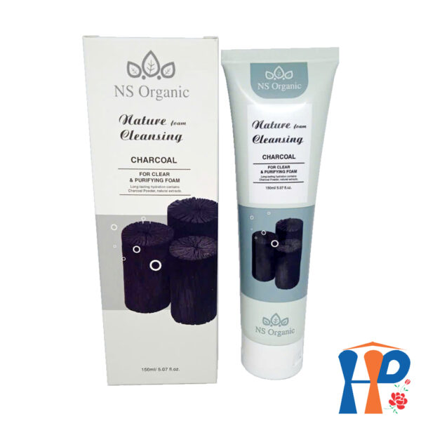Sữa rửa mặt NS Organic Nature Foam Cleansing 150ml (Gạo Lức, Than Tre, Trà Xanh)