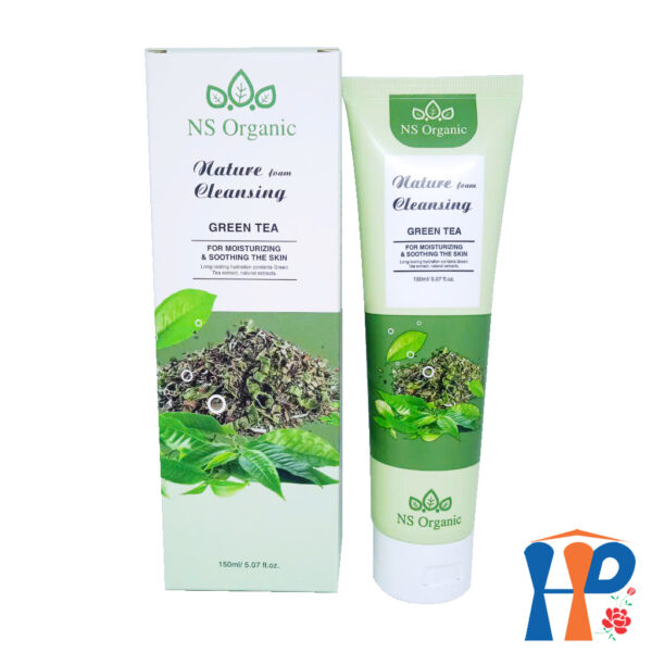 Sữa rửa mặt NS Organic Nature Foam Cleansing 150ml (Gạo Lức, Than Tre, Trà Xanh)