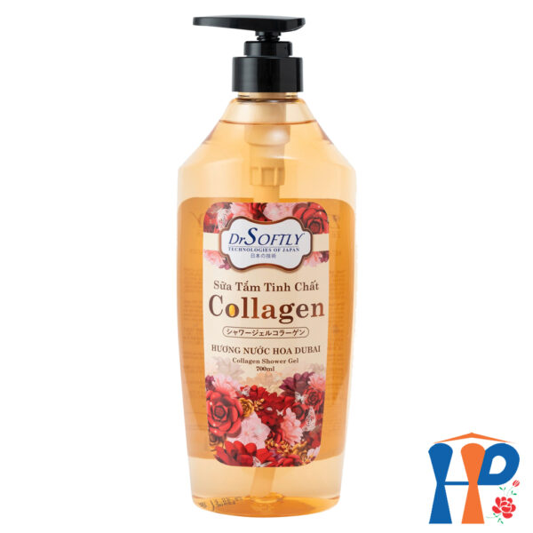 Sữa tắm tinh chất Collagen Drsoftly Perfume Shower Gel 700ml (lưu hương trên 2 giờ)
