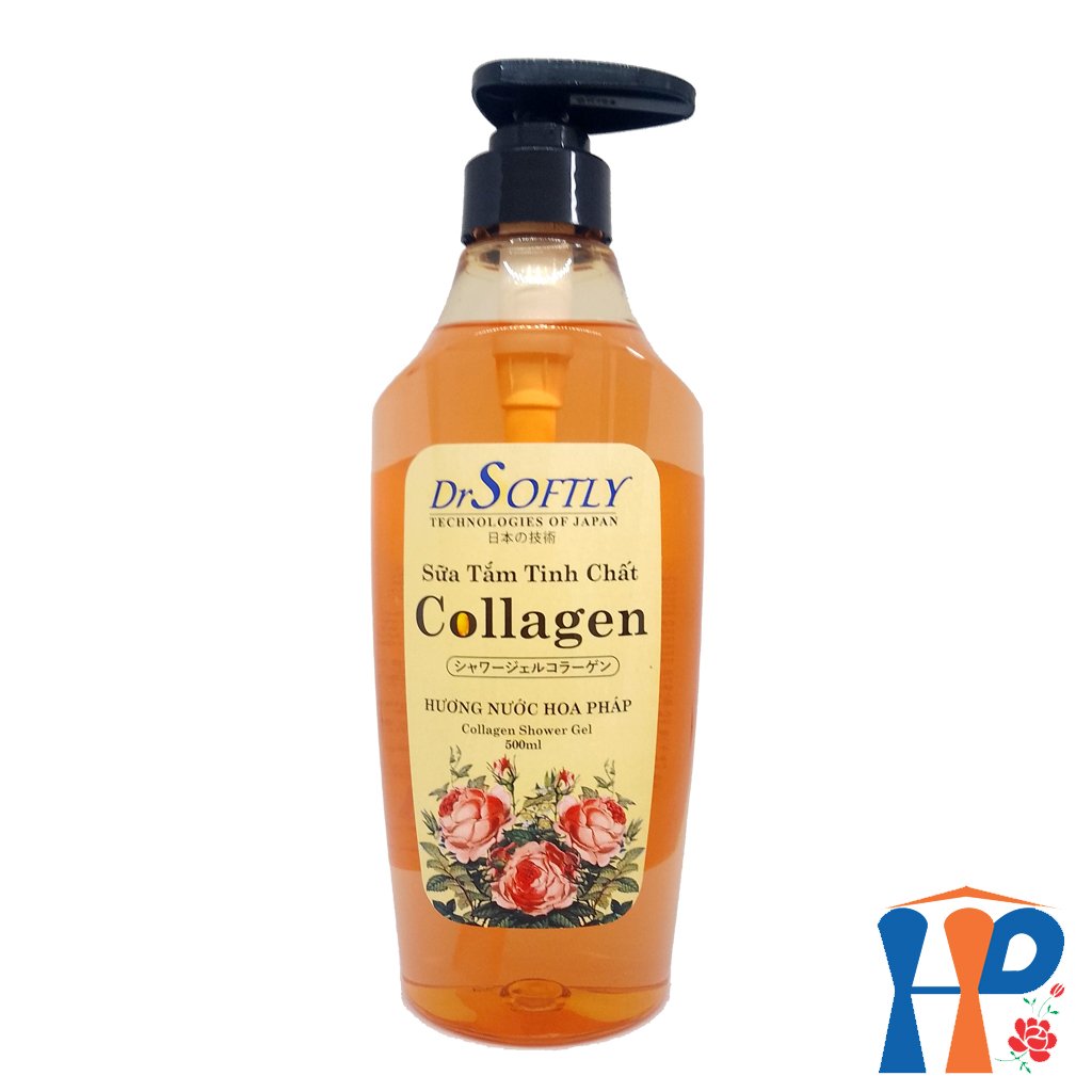 Sữa tắm tinh chất Collagen DrSoftly Bienvenue Perfume Shower Gel (hương hoa hồng Pháp nồng nàn)