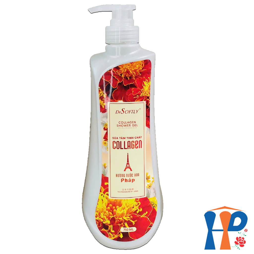 Sữa tắm nước hoa Drsoftly Collagen Perfume Shower Gel 750ml