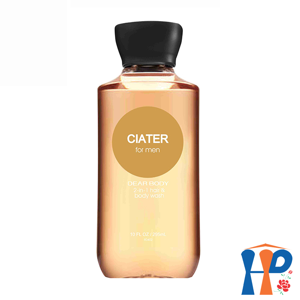 Dầu Tắm Gội Nam Dear Body For Men Hair & Body Wash Gel 295ml