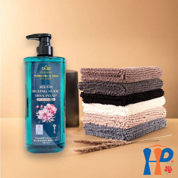 Sữa tắm tinh chất Collagen hương nước hoa NS Organic Collagen Perfume Shower Gel 750ml (lưu hương trên 2 giờ)