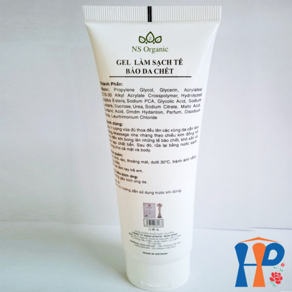 Gel Làm Sạch Tế Bào Da Chết NS Organic Whitening Exfoliate 120ml