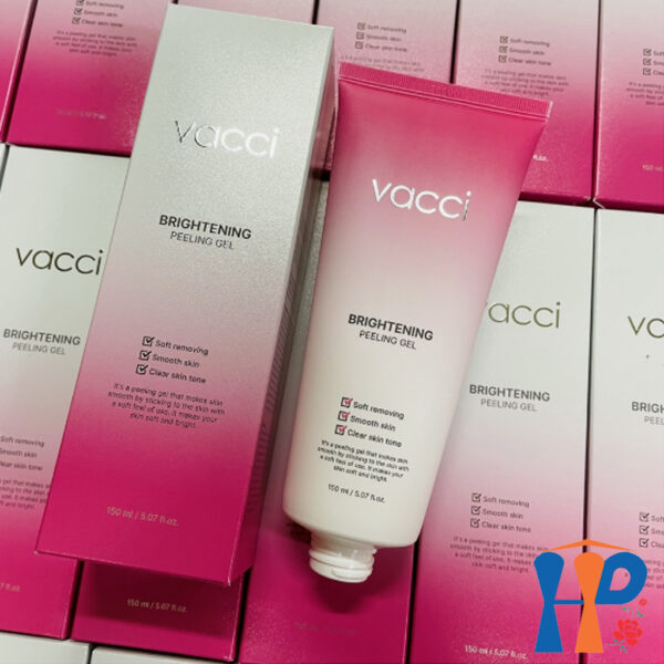 Tẩy tế bào chết Vacci Brightening Peeling Gel 150gr (làm sạch sâu, tái tạo và trẻ hóa da)